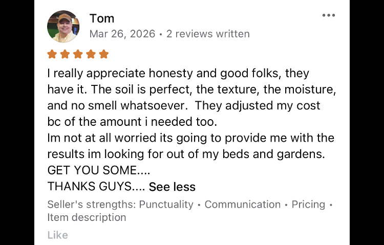 Tom — Hot Springs, AR landscaping review